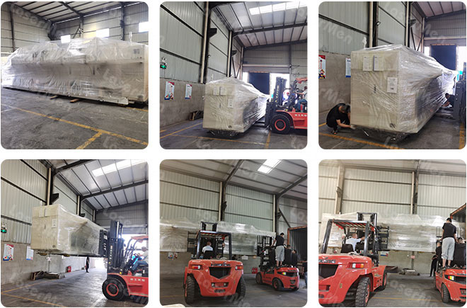 Packing of Auto loading metal tube fiber laser cutting machine  