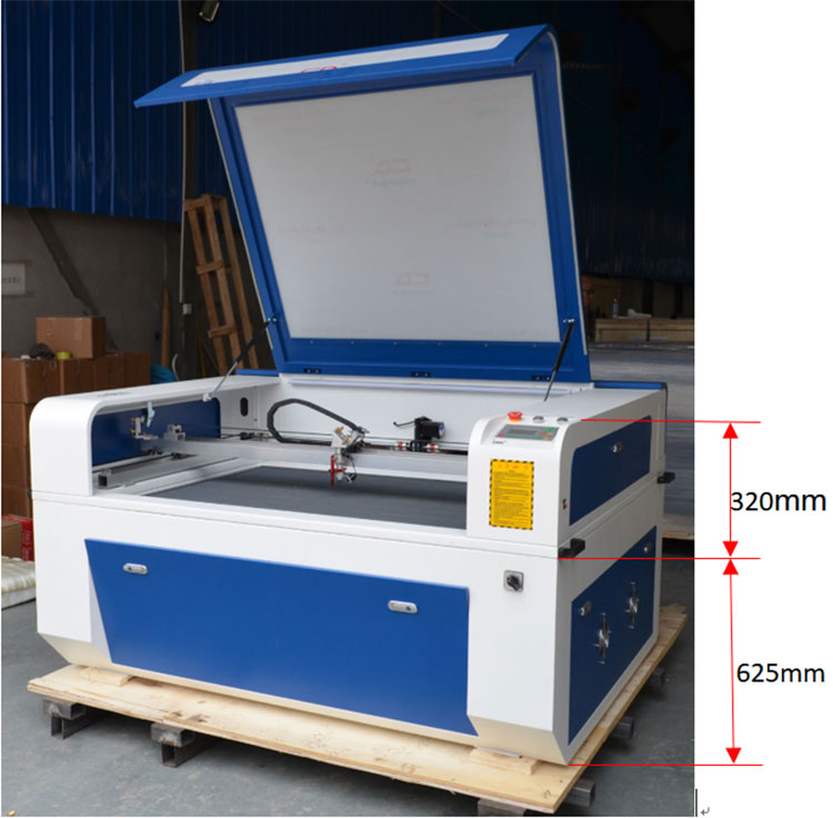 split type co2 laser cutting and engraving machine